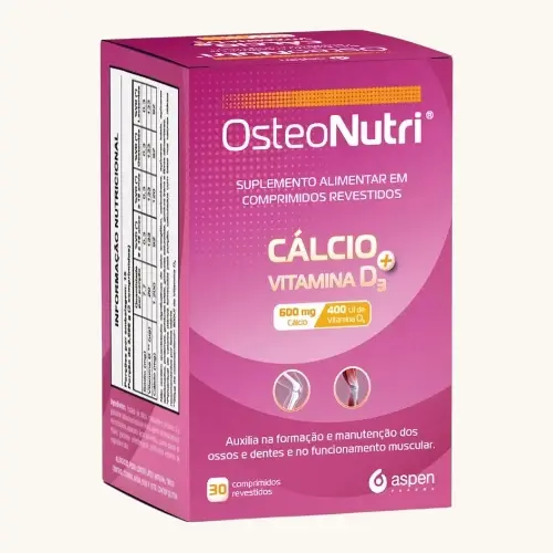 OSTEONUTRI MULHER 600MG + 400UI 30 COMPRIMIDOS