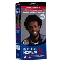 TONALIZANTE BIOCOLOR HOMEM BOZZANO PRETO