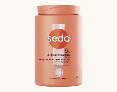 CREME PARA  PENTEAR SEDA 5% COLAGENO E VITAMINA C COMPLEX 900GR