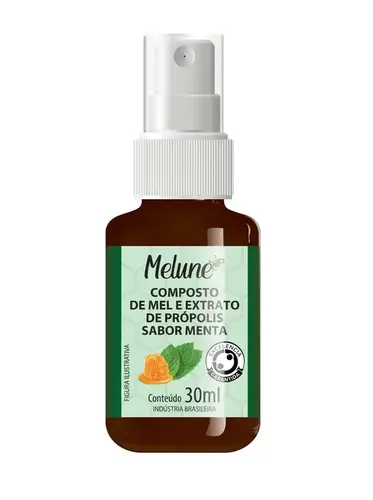 SPRAY MELUNE MEL PROPOLIS E MENTA 30ML APIS FLORA