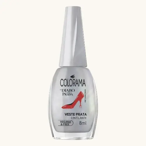 ESMALTE COLORAMA O DIABO VESTE PRADA VESTE PRATA 8ML