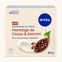 SABONETE NIVEA MANTEIGA DE CACAU E JASMIM 80GR