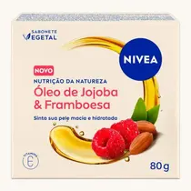SABONETE NIVEA OLEO DE JOJOBA E FRAMBOESA 80GR
