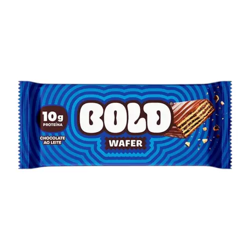 BARRA DE PROTEINA BOLD WAFER CHOCOLATE AO LEITE 40GR