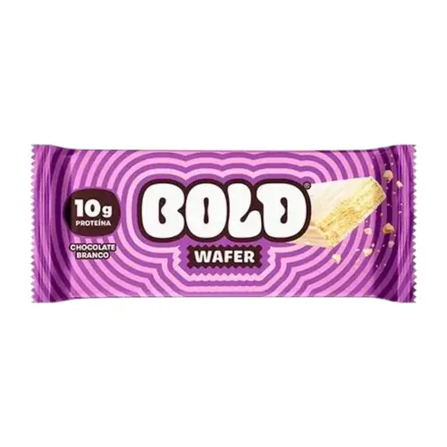 BARRA DE PROTEINA BOLD WAFER CHOCOLATE BRANCO 40GR