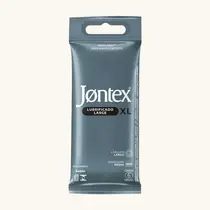 PRESERVATIVO JONTEX LUBRIFICADO XL 6 UNIDADES
