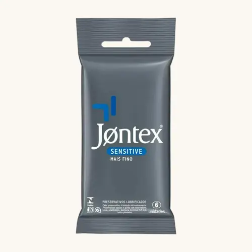 PRESERVATIVO JONTEX SENSITIVE XL 6 UNIDADES