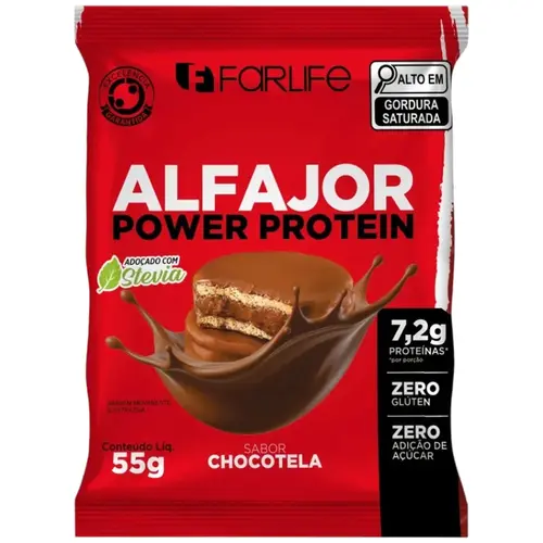 ALFAJOR FARLIFE POWER PROTEICO CHOCOTELA 55GR