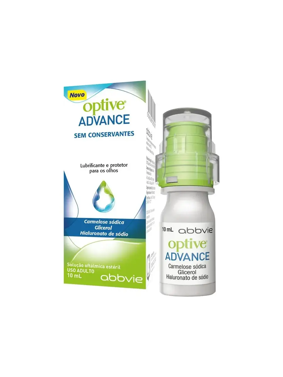 OPTIVE ADVANCE SOLUCAO OFTALMICA 10ML