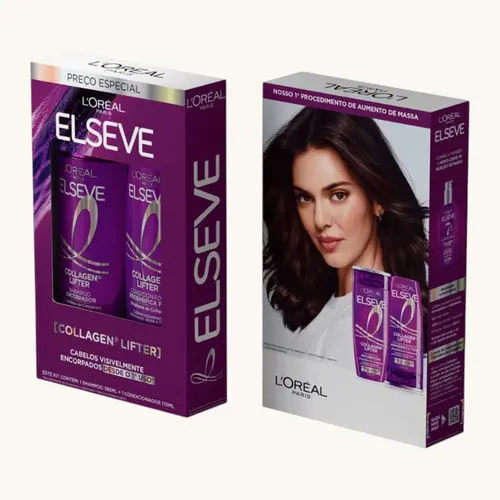 KIT ELSEVE COLLAGEN LIFTER SHAMPOO 375ML + CONDICIONADOR 170ML