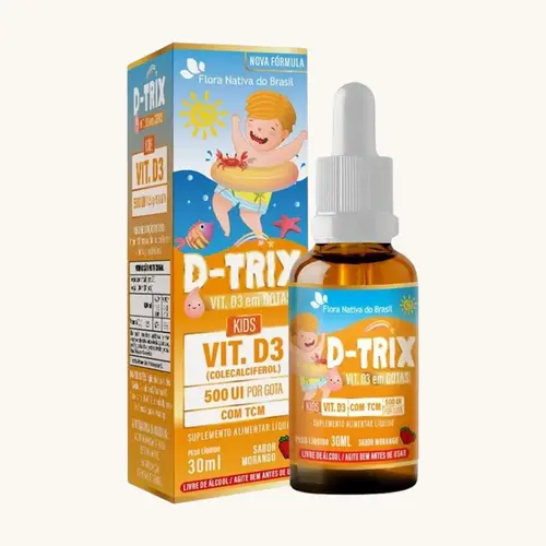 D-TRIX KIDS 500UI 30ML SABOR MORANGO
