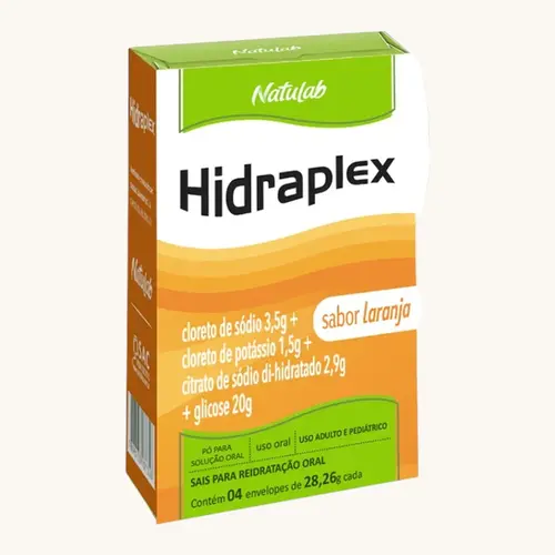 HIDRAPLEX 4 ENVELOPES 27,9GR SABOR LARANJA
