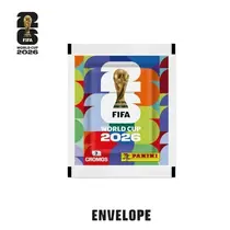 COPA DO MUNDO 2026 ENVELOPE COM 7 FIGURINHAS