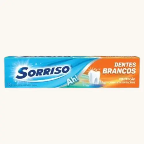 CREME DENTAL SORRISO DENTES BRANCOS 50GR