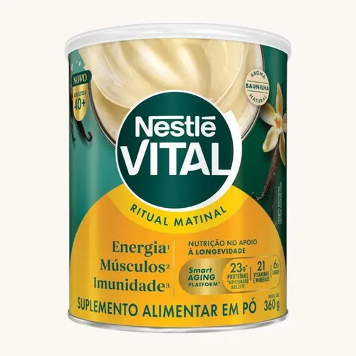 NESTLE VITAL RITUAL MATINAL 40+ BAUNILHA 360GR
