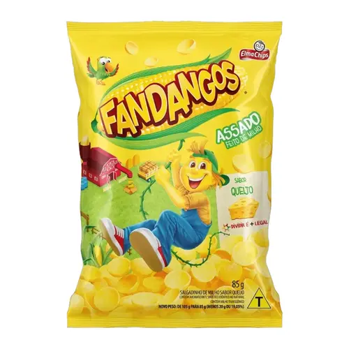SALGADINHO FANDANGOS QUEIJO 85GR