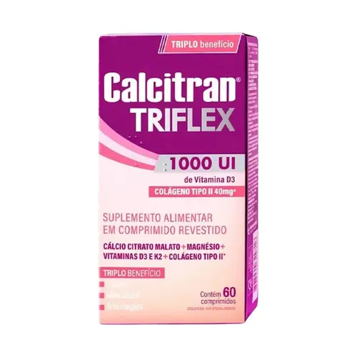 CALCITRAN TRIFLEX 60 COMPRIMIDOS CALCIO + MAGNESIO + VITAMINA K2 + VITAMINA D