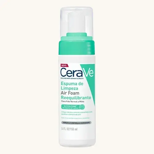 ESPUMA DE LIMPEZA CERAVE AIR FOAM REEQUILIBRANTE 150ML
