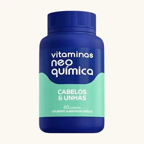VITAMINAS NEO QUIMICA CABELOS E UNHAS 60 CAPSULAS