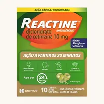 REACTINE 10MG 10 CAPSULAS