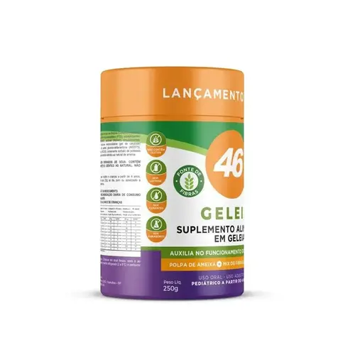 GELEIA 46 MEGALABS SABOR AMEIXA 250GR