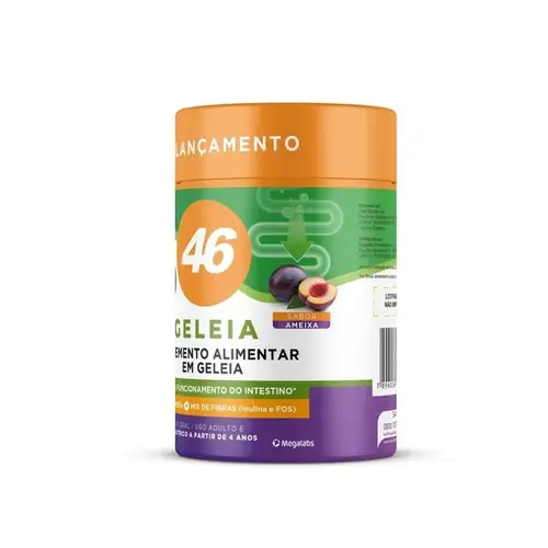 GELEIA 46 MEGALABS SABOR AMEIXA 250GR