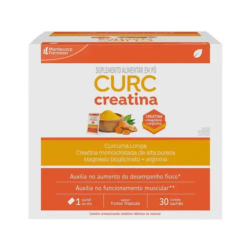 CURC CREATINA FRUTAS TROPICAIS 30 SACHES