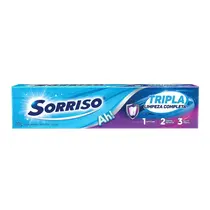 CREME DENTAL SORRISO TRIPLA LIMPEZA COMPLETA 70GR
