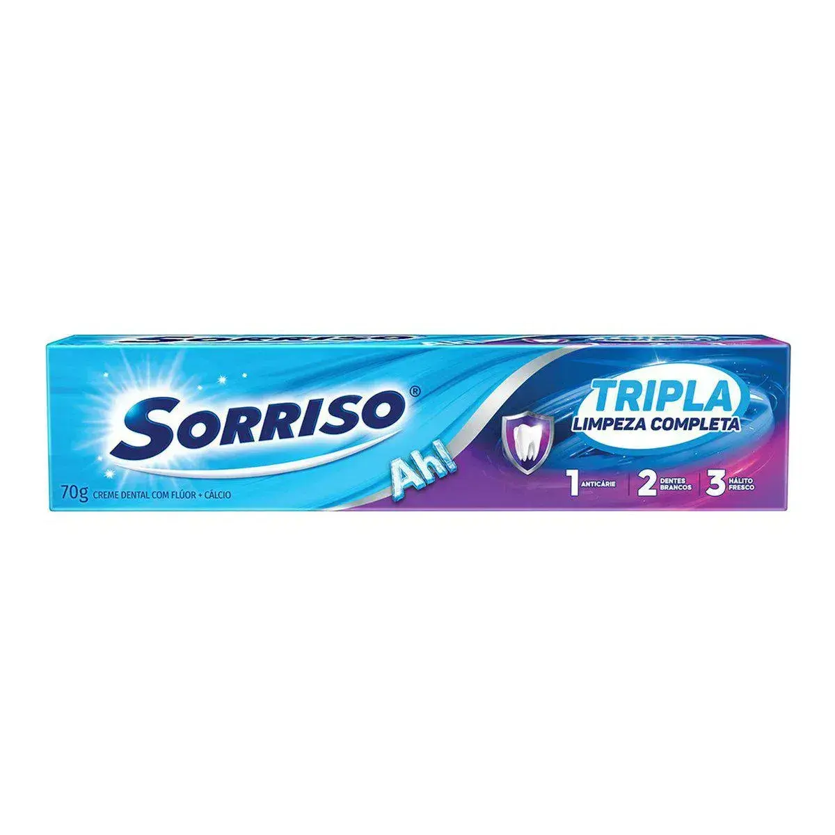 CREME DENTAL SORRISO TRIPLA LIMPEZA COMPLETA 70GR
