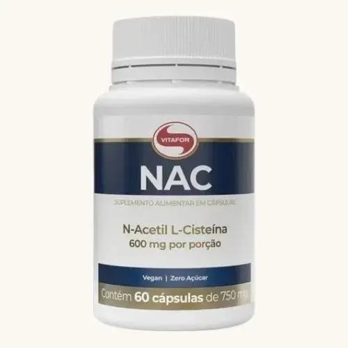 NAC VITAFOR N-ACETIL L-CISTEINA 600MG 60 CAPSULAS