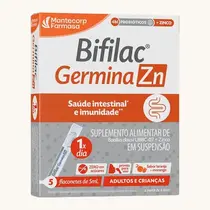 BIFILAC GERMINA ZN 4BI+5MG 5 FLACONETES 5ML
