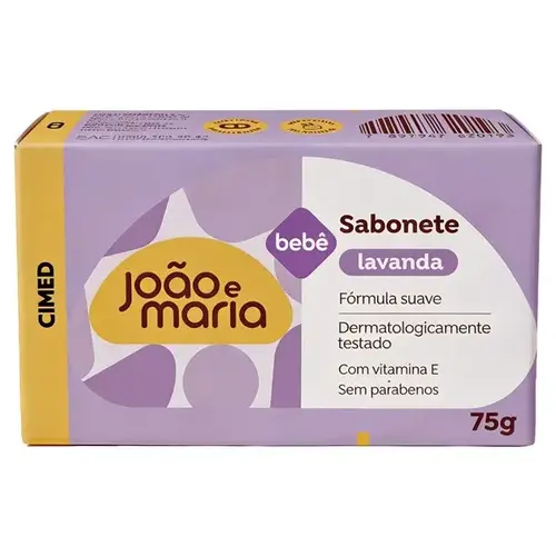 SABONETE JOAO E MARIA BEBE LAVANDA 75GR