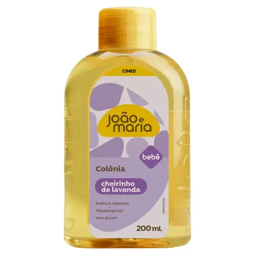 COLONIA JOAO E MARIA BEBE CHEIRINHO DE LAVANDA 200ML