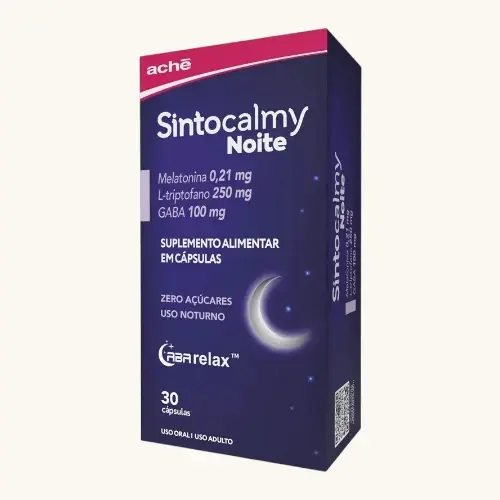 SINTOCALMY NOITE 0,21MG+250MG+100MG 30 CAPSULAS