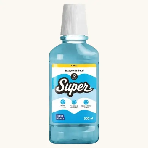 SOLUCAO BUCAL SUPER 12 HORAS MENTA 500ML