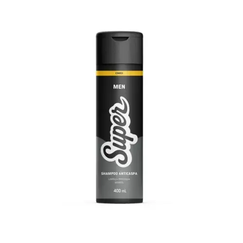 SHAMPOO ANTICASPA SUPER MEN LIMPEZA PROFUNDA MENTOL 400ML