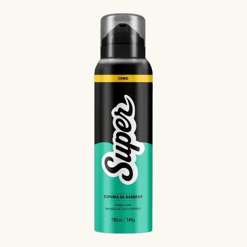 ESPUMA DE BARBEAR SUPER SENSACAO DE FRESCOR 150ML