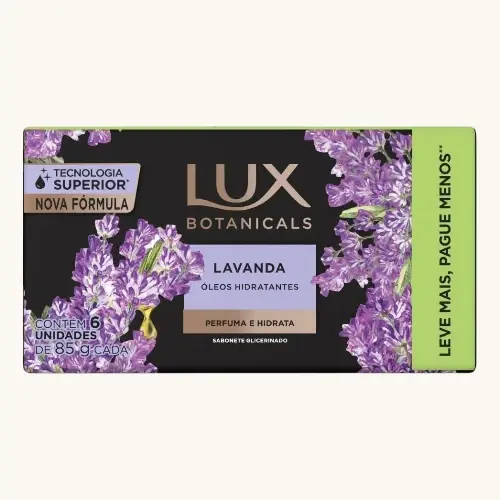SABONETE LUX BOTANICALS ORQUIDEA NEGRA 85GR 6 UNIDADES