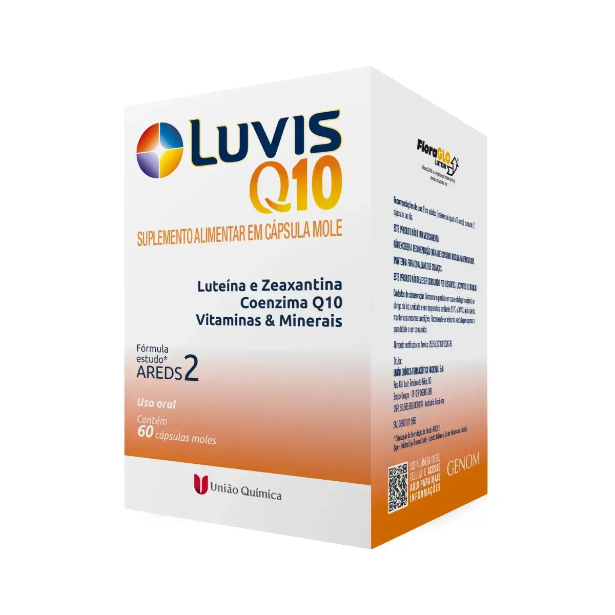LUVIS Q10 60 CAPSULAS LUTEINA + ZEAXANTINA + COENZIMA Q10 + VITAMINAS + MINERAIS