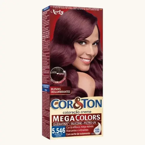 TINTURA COR&TON 5.546 VERMELHO AMORA