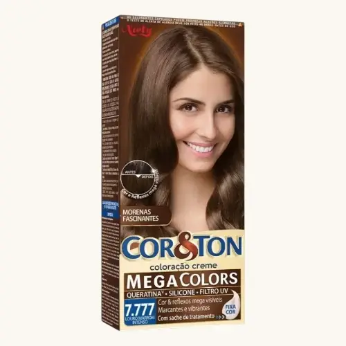 TINTURA COR&TON 7.777 LOURO MARROM INTENSO