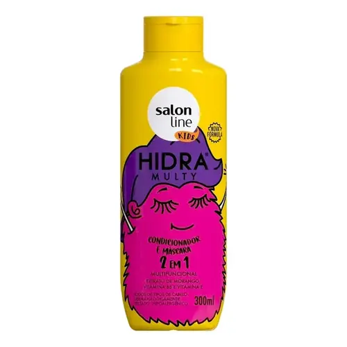 CONDICIONADOR SALON LINE 2 EM 1 HIDRA MULTY KIDS 300ML