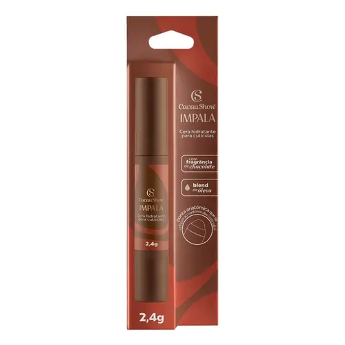 CERA IMPALA HIDRATANTE CACAU SHOW UNHAS E CUTICULAS 2,4GR