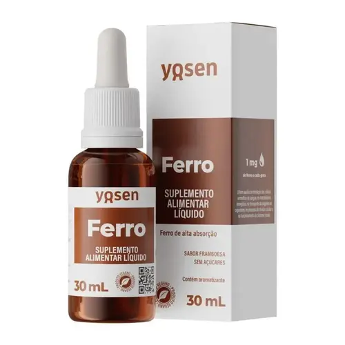 FERRO YDROSOLV YOSEN 1MG GOTAS 30ML SABOR FRAMBOESA