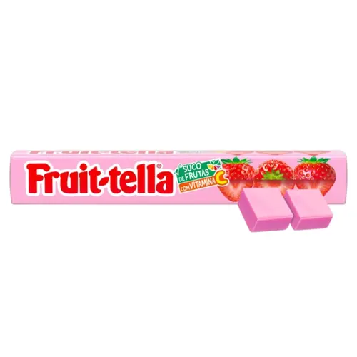 BALAS FRUIT-TELLA MORANGO MASTIGAVEL 40GR