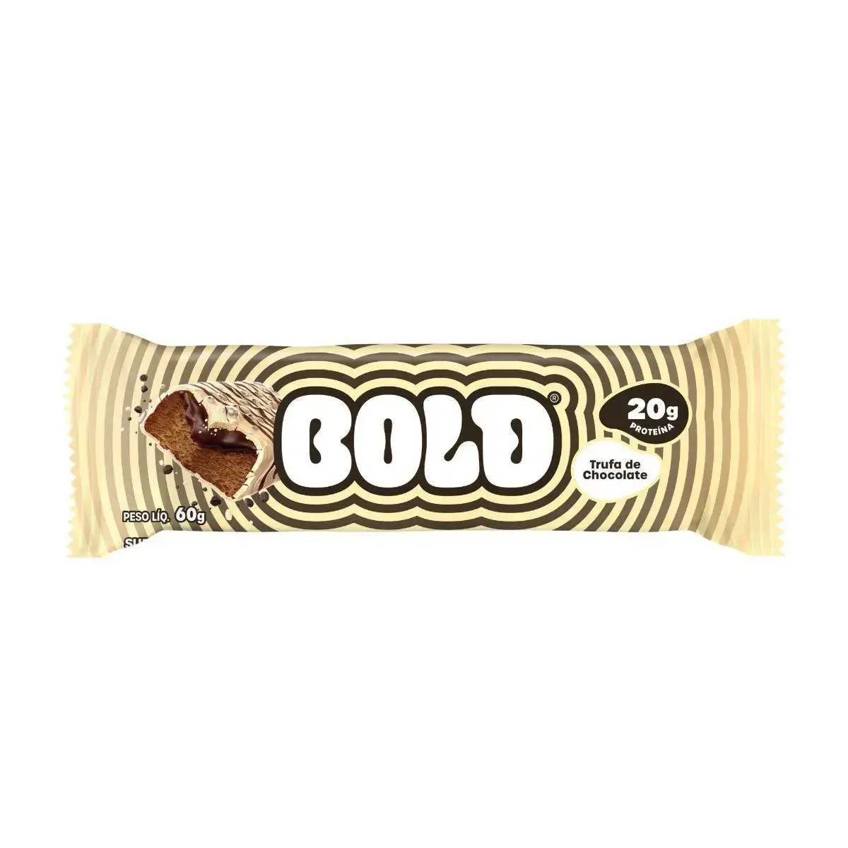 BARRA DE PROTEINA BOLD TRUFA DE CHOCOLATE 60GR