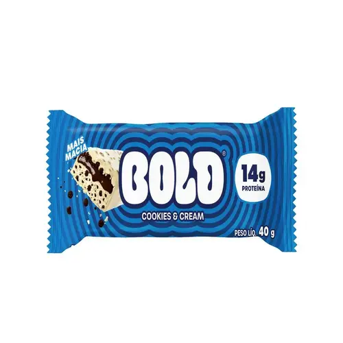 BARRA DE PROTEINA BOLD COOKIES E CREAM 40GR