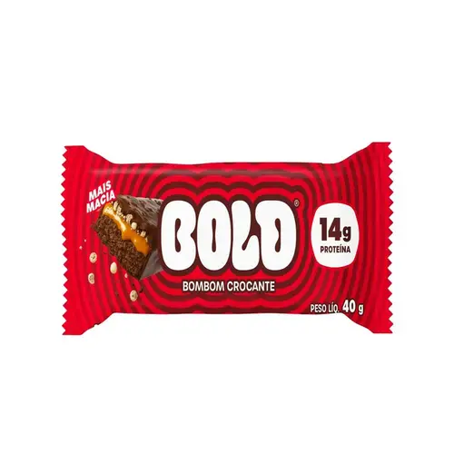 BARRA DE PROTEINA BOLD BOMBOM CROCANTE 40GR