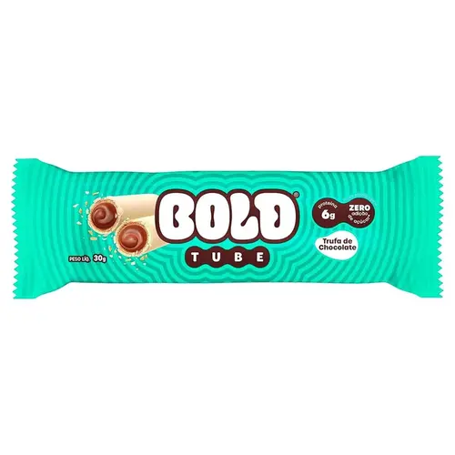BARRA DE PROTEINA BOLD TUBE TRUFA DE CHOCOLATE 40GR
