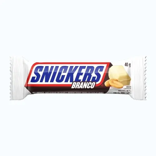 BOMBOM SNICKERS BRANCO 40GR